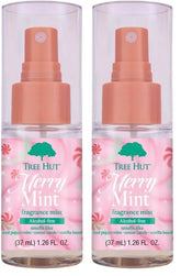 Tree Hut Mini Merry Mint Fragrance Mist, Refreshing Body Spray, Layer with Favorite Scents, Holiday Gift & Stocking Stuffer, Travel Size, 2 fl oz (Pack of 2)