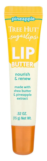Tree Hut Moisturizing Pineapple Lip Butter, 0.52 Fl Oz | Lip Gloss with Shea Butter & Pineapple Extract, Locks in Moisture for Hydrated & Soft Lips, Every Day Makeup