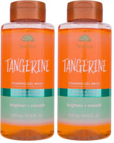 Tree Hut Tangerine Foaming Gel Wash, Hydrating & Moisturizing Body Wash with Shea Butter & Nourishing Essential Oils, Daily Cleanser for Soft Smooth Skin, 18 fl oz (Pack of 2)