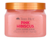 Tree Hut Pink Hibiscus Body Scrub, Exfoliating Sugar Scrub, Vegan, 18 Oz | Exfoliating & Nourishing with Shea Butter & Essential Oils, Body Exfoliator for All Skin Types, Self Care Gifts for Women