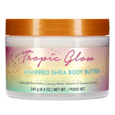 Tree Hut Tropic Glow Whipped Body Butter with Shea Butter, 8.4 Oz | Whipped Shea Body Butter, Long-Lasting Hydration for Soft, Smooth Skin, Essential Body Care, Lightweight Moisturizer