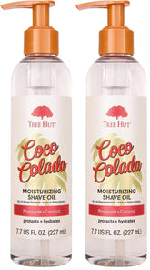 Tree Hut Coco Colada Moisturizing Shave Oil, Gel-to-Oil Formula, Ultra Hydrating Barrier for a Close, Smooth Shave, For All Skin Types, 7.7 fl oz,(Pack of 2)