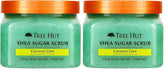 Tree Hut Shea Sugar Scrub - Coconut Lime - 18 oz - Exfoliating Body Scrub for Smooth, Glowing Skin - Made with Real Sugar and Shea Butter (Pack of 2)