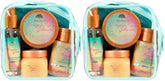 Tree Hut Mini Tropic Glow Everything Shower Gift Set, Exfoliating Sugar Scrub, Foaming Gel Wash & Whipped Body Butter, Hydrating Self-Care Kit for Soft, Glowing Skin (Pack of 2)