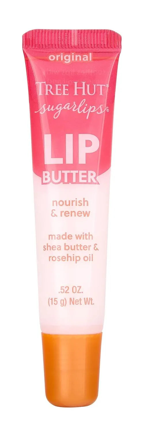 Tree Hut Moisturizing Original Lip Butter, 0.52 Fl Oz | Lip Gloss with Shea Butter & Watermelon Extract, Locks in Moisture for Hydrated & Soft Lips, Every Day Makeup