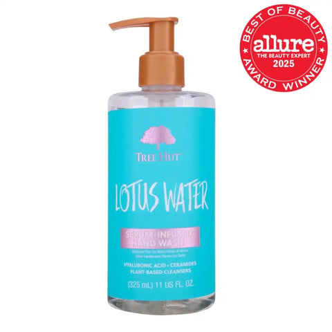 Tree Hut Lotus Water Serum Infused Hand Wash,Nourish & Hydrate Hands with Strengthening Skin Care,Long Lasting Scent,Cleanse & Lock in Moisture,11 fl oz.,(Pack of 2)