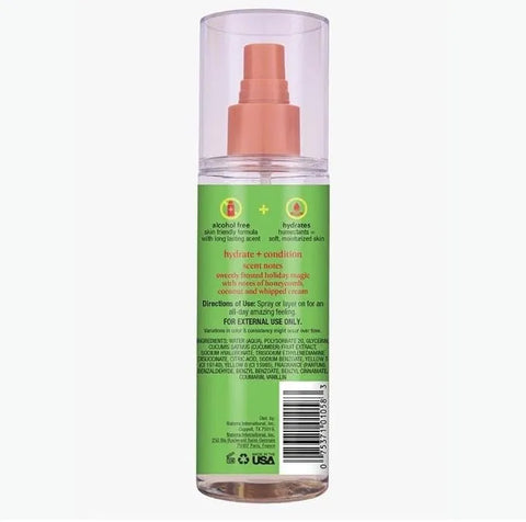 Tree Hut Frozen Honey Hair & Body Mist, Alcohol-Free Body Spray, 6 Fl Oz | Alcohol-Free Body Spray, Fragrance with Honeycomb & Coconut Cream Notes, Everyday Fragrance Spray for Women