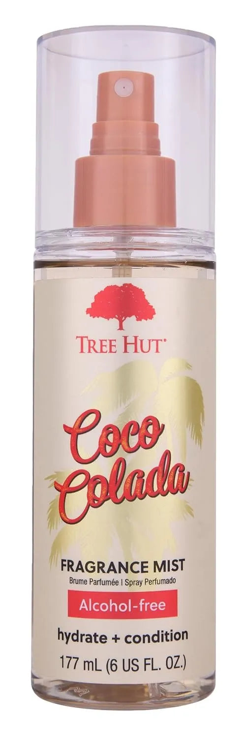 Tree Hut Coco Colada Hair & Body Mist, Alcohol-Free Body Spray, 6 Fl Oz | Alcohol-Free Body Spray, Summer Scent, Fragrance w/ Coconut & Pineaple Notes, Everyday Fragrance Spray for Women