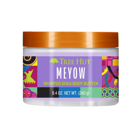 Tree Hut Meyow Whipped Body Butter with Shea Butter, 8.4 Oz | Whipped Shea Body Butter, Long-Lasting Hydration for Soft, Smooth Skin, Essential Body Care, Lightweight Moisturizer