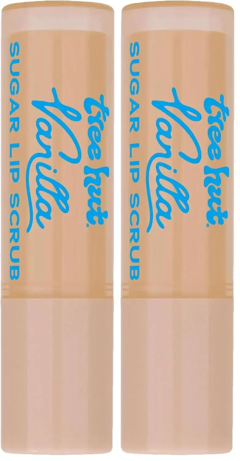 Tree Hut Vanilla Lip Scrub Stick, Gentle & Nourishing Lip Exfoliator with Shea Butter, Hydrating Sugar Scrub for Smooth, Soft Lips, 12 oz (Pack of 2)