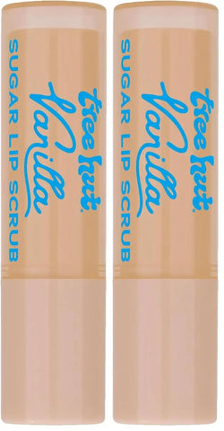 Tree Hut Vanilla Lip Scrub Stick, Gentle & Nourishing Lip Exfoliator with Shea Butter, Hydrating Sugar Scrub for Smooth, Soft Lips, 12 oz (Pack of 2)