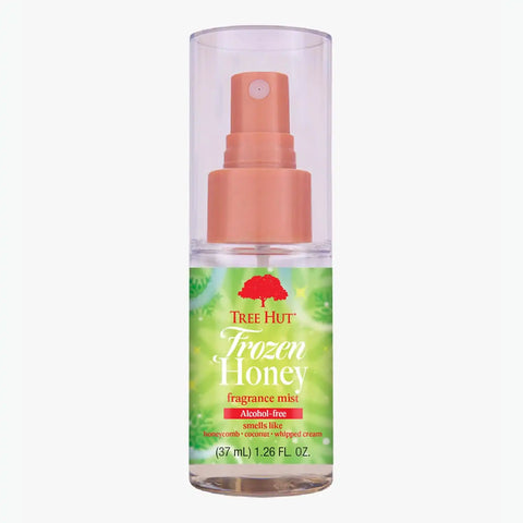 Tree Hut Mini Frozen Honey Hair & Body Mist, Travel Size, 1.26 fl oz | Alcohol-Free Body Spray, Fragrance with Honeycomb & Coconut Cream Notes, Everyday Fragrance Spray for Women