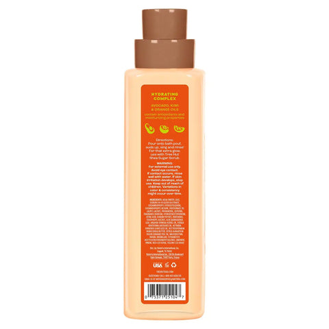 Tree Hut Tangerine Body Wash with Shea Butter, Pump Bottle, 18 Fl Oz | Nourishing & Moisturizing Foaming Shower Gel with Shea Butter, Soft & Glowing Skin, Gentle Cleanser, Self Care Gift for Women