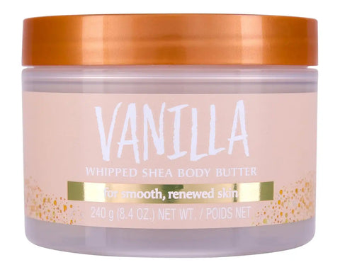 Tree Hut Vanilla Whipped Body Butter with Shea Butter, 8.4 Oz | Whipped Shea Body Butter, Long-Lasting Hydration for Soft, Smooth Skin, Essential Body Care, Lightweight Moisturizer