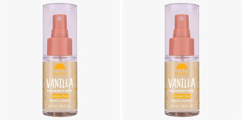 Tree Hut Mini Vanilla Hair & Body Mist, Hydrating & Alcohol-Free Body Spray, Fragrance with Vanilla, Sandalwood & Coconut Notes, Alcohol-Free Formula, Versatile Body Spray, Travel Size, 1.26 fl oz
