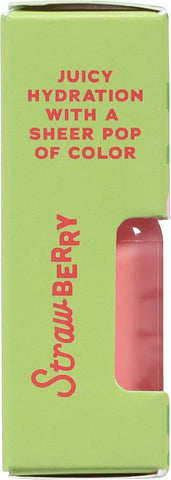 Tree Hut Hydrating Lip Oil, Strawberry, 0.11 Fl Oz | Sheer Pink Glossy Lip Oil, Non-Sticky Moisturizing Formula for Smooth, Kissable Lips