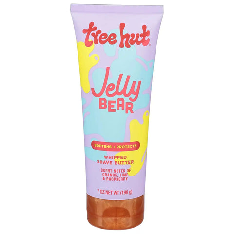 Tree Hut Whipped Shave Butter Jelly Bear, Sweet Candy Scent, 7 Fl Oz | Nourishing & Moisturizing Shave Cream with Shea Butter & Aloe, Smooth Glide for Soft Skin, Sweet Candy Scent