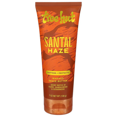Tree Hut Whipped Shave Butter Santal Warm & Rich Scent, 7 Fl Oz | Nourishing Shave Cream with Shea Butter & Aloe, Smooth Glide for Soft Skin, Woody/Musky Scent