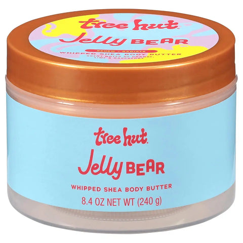 Tree Hut Jelly Bear Whipped Body Butter with Shea Butter, 8.4 Oz | Whipped Shea Body Butter, Long-Lasting Hydration for Soft, Smooth Skin, Essential Body Care, Lightweight Moisturizer