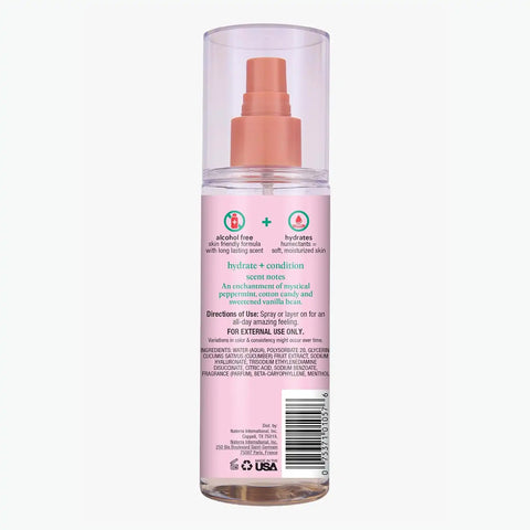 Tree Hut Merry Mint Hair & Body Mist, Spritz On for a Refreshed Feel or Layer with Your Favorite Scents, Versatile Body Spray, Limited Edition Holiday, 6 Fl Oz.