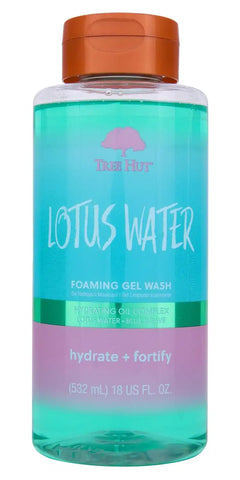 Tree Hut Lotus Water Foaming Body Wash, 18 Fl Oz | Nourishing & Moisturizing Shower Gel w/ Shea Butter & Essential Oils, Soft & Smooth Skin, Gentle Cleanser For All Skin Types