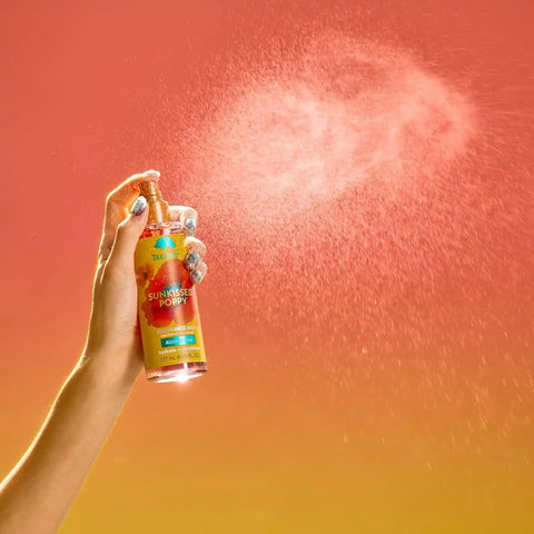 Tree Hut Sunkissed Poppy Hair & Body Mist, Alcohol-Free Body Spray, 6 Fl Oz | Alcohol-Free, Fragrance with Clementines, Lilly & Amber Notes, Perfume Mist, Everyday Fragrance Spray for Women