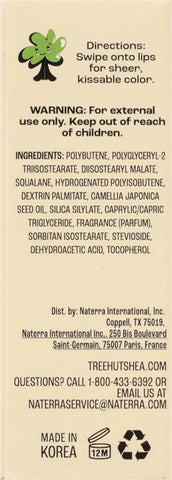 Tree Hut Hydrating Lip Oil, Vanilla, 0.11 Fl Oz | Non-Sticky High-Shine Lip Gloss Oil, Moisturizing Formula with Vitamin E & Squalane for Soft, Smooth Lips