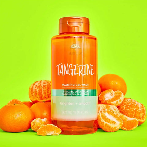 Tree Hut Tangerine Foaming Body Wash, 18 Fl Oz | Nourishing & Moisturizing Shower Gel w/ Shea Butter & Essential Oils, Soft & Smooth Skin, Gentle Cleanser For All Skin Types