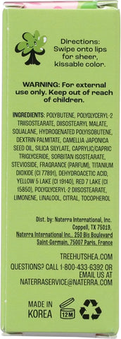 Tree Hut Hydrating Lip Oil, Strawberry, 0.11 Fl Oz | Sheer Pink Glossy Lip Oil, Non-Sticky Moisturizing Formula for Smooth, Kissable Lips