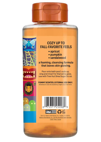 Tree Hut Sweet Punkin Foaming Body Wash, 18 Fl Oz | Nourishing & Moisturizing Shower Gel w/ Shea Butter & Essential Oils, Soft & Smooth Skin, Gentle Cleanser For All Skin Types