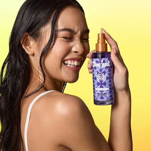 Tree Hut Violet Victory Hair & Body Mist, Alcohol-Free Body Spray, 6 Fl Oz | Alcohol-Free, Lavender & Vanilla Orchid Scent, Perfume Mist for Hair & Body, Everyday Fragrance Spray for Women