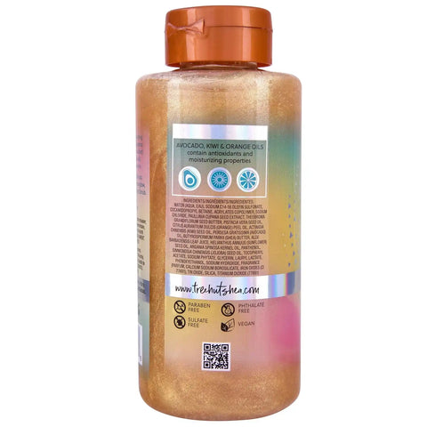 Tree Hut Tropic Glow Foaming Body Wash, 18 Fl Oz | Nourishing & Moisturizing Shower Gel w/ Shea Butter & Essential Oils, Soft & Smooth Skin, Gentle Cleanser For All Skin Types