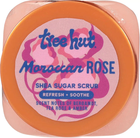 Tree Hut Shea Sugar Scrub Mini Trio Kit, Body Scrub, Exfoliating Body Scrub for Dry Skin, Travel Size Skincare Sampler, Shea Butter, Vegan, Paraben Free, 3 x 3.4 oz
