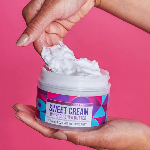 Tree Hut Sweet Cream Whipped Shea Body Butter, Hydrating & Nourishing Body Lotion with Natural Oils, Moisturizer for Soft & Smooth Skin, 8.4 Oz