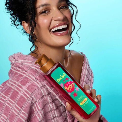 Tree Hut Raspberry Fizz Body Wash with Shea Butter, Pump Bottle, 18 Fl Oz | Nourishing & Moisturizing Foaming Shower Gel with Shea Butter, Soft & Glowing Skin, Gentle Cleanser, Self Care Gift for Women